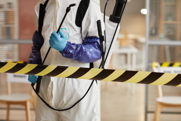 Professional Biohazard technician working in Burlington, OH
